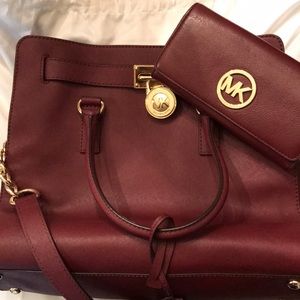 Genuine Michael Kors Large Hamilton Satchel